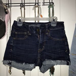 American Eagle Dark Wash Shorts